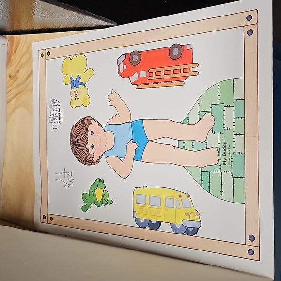 Vintage My Buddy doll paperdolls Golden books - Picture 11 of 16